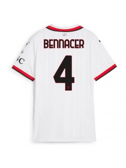 AC Milan Ismael Bennacer #4 Replika Borta Kläder Dam 2024-25 Kortärmad